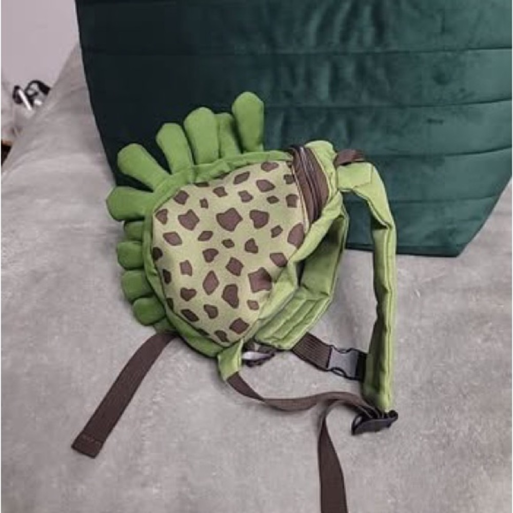Safety 1st Kids Dinosaur Green Brown Mini Zipper Backpack